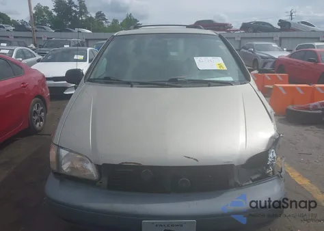2000 Toyota Sienna Le z USA, uszkodzony, nr VIN 4T3ZF13C4YU309866